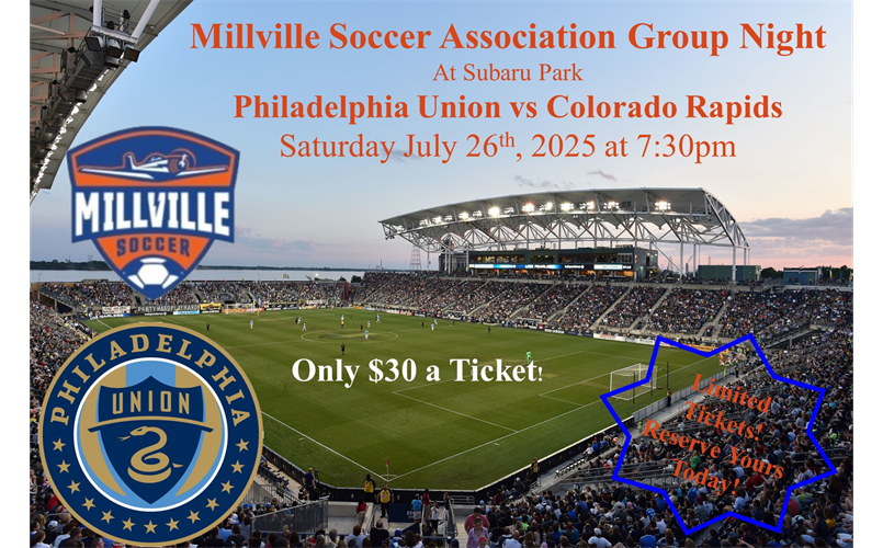 Millville Soccer Night at Subaru Park